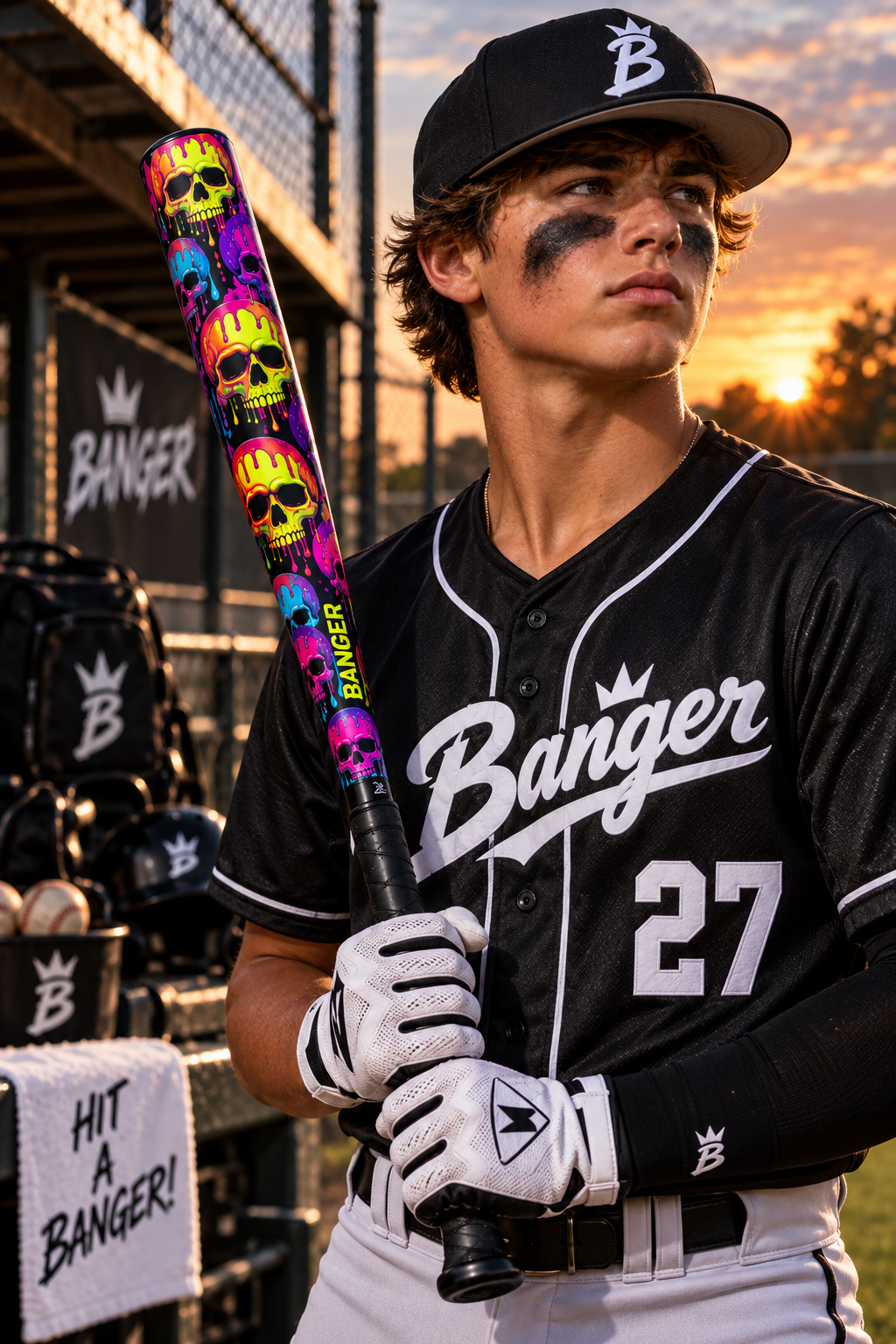 Banger Skully Drip Bat Wrap