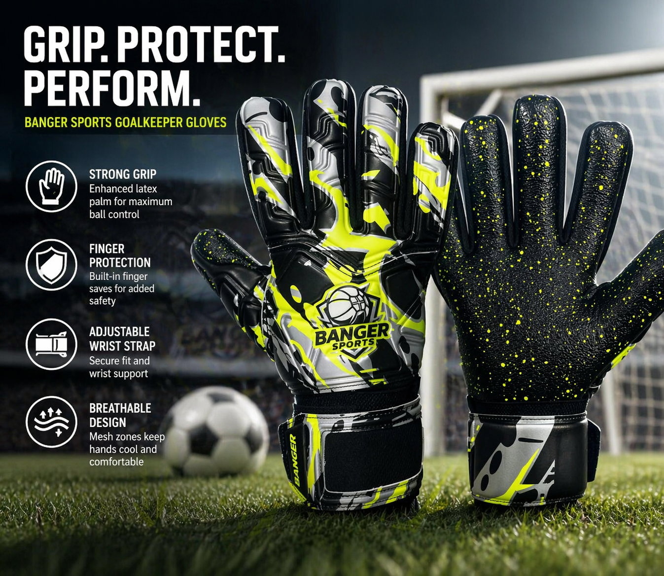 Apex Training Goalie Gloves